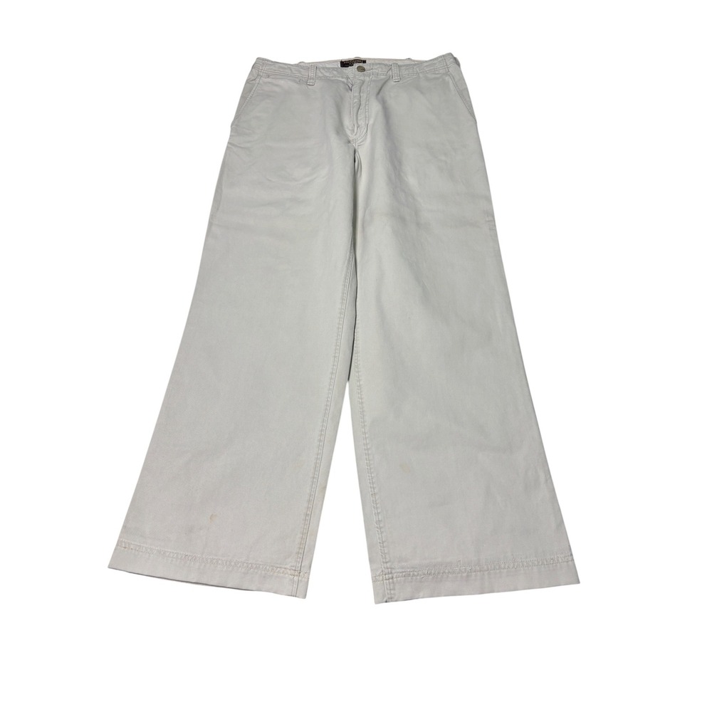 Vintage Abercrombie & Fitch A.F. 9.2 Fatigues Wide Leg Pants Khaki Mens 36R L33